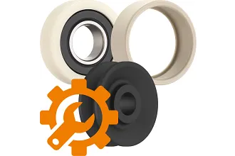 Wartungsfreie Rollen USP