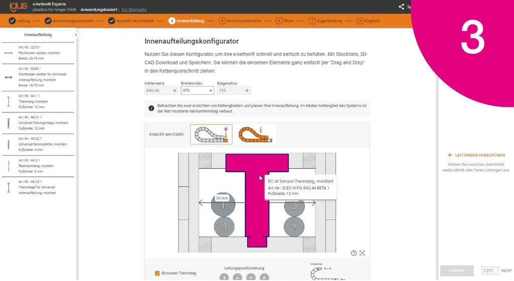 Adım 3: e-chain uzmanlarında EC.W sensörü