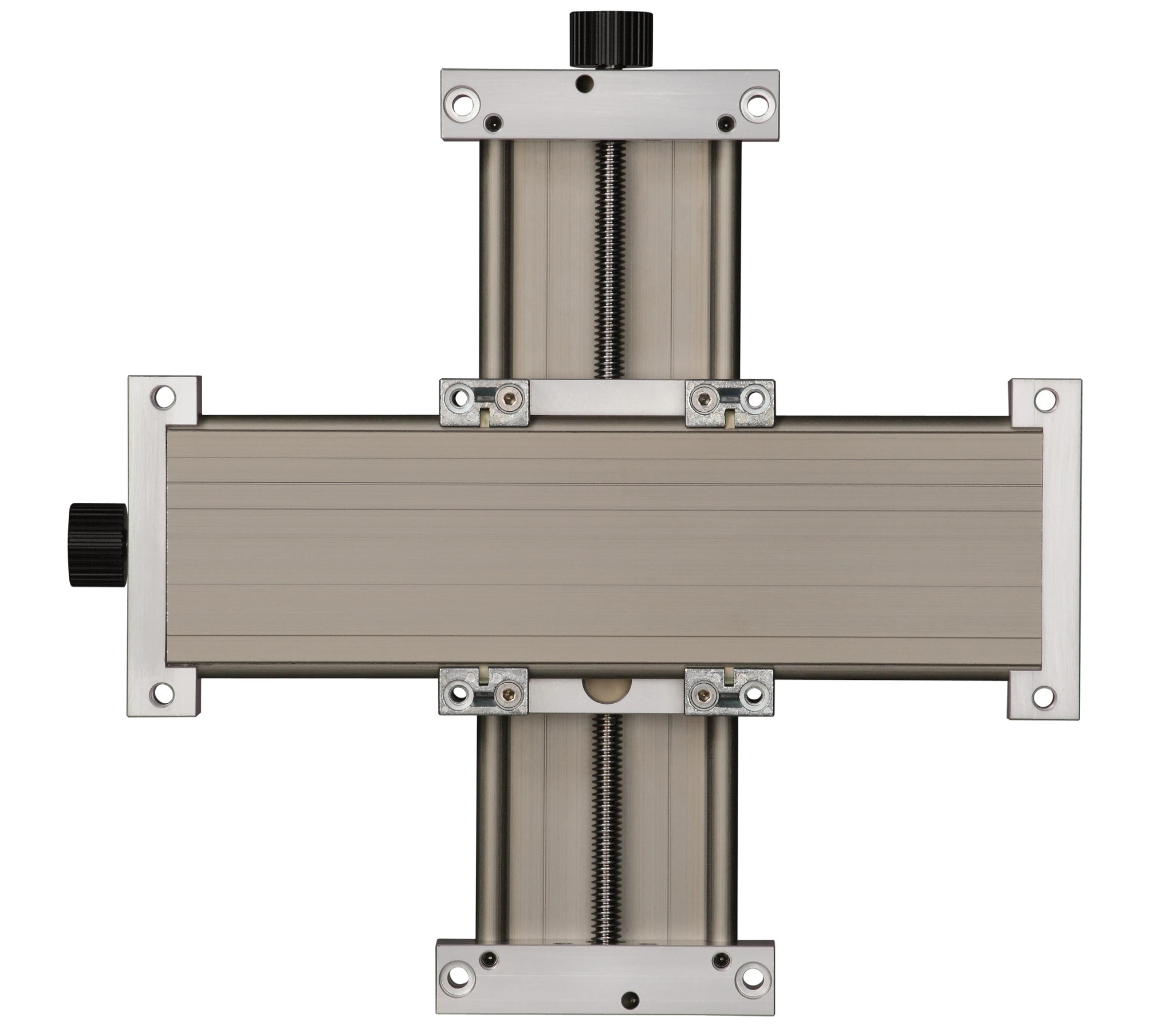 XY tables with lead screw drive for manual adjustment