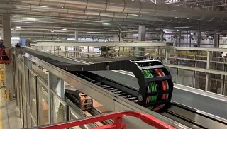 i.Cee on an indoor crane