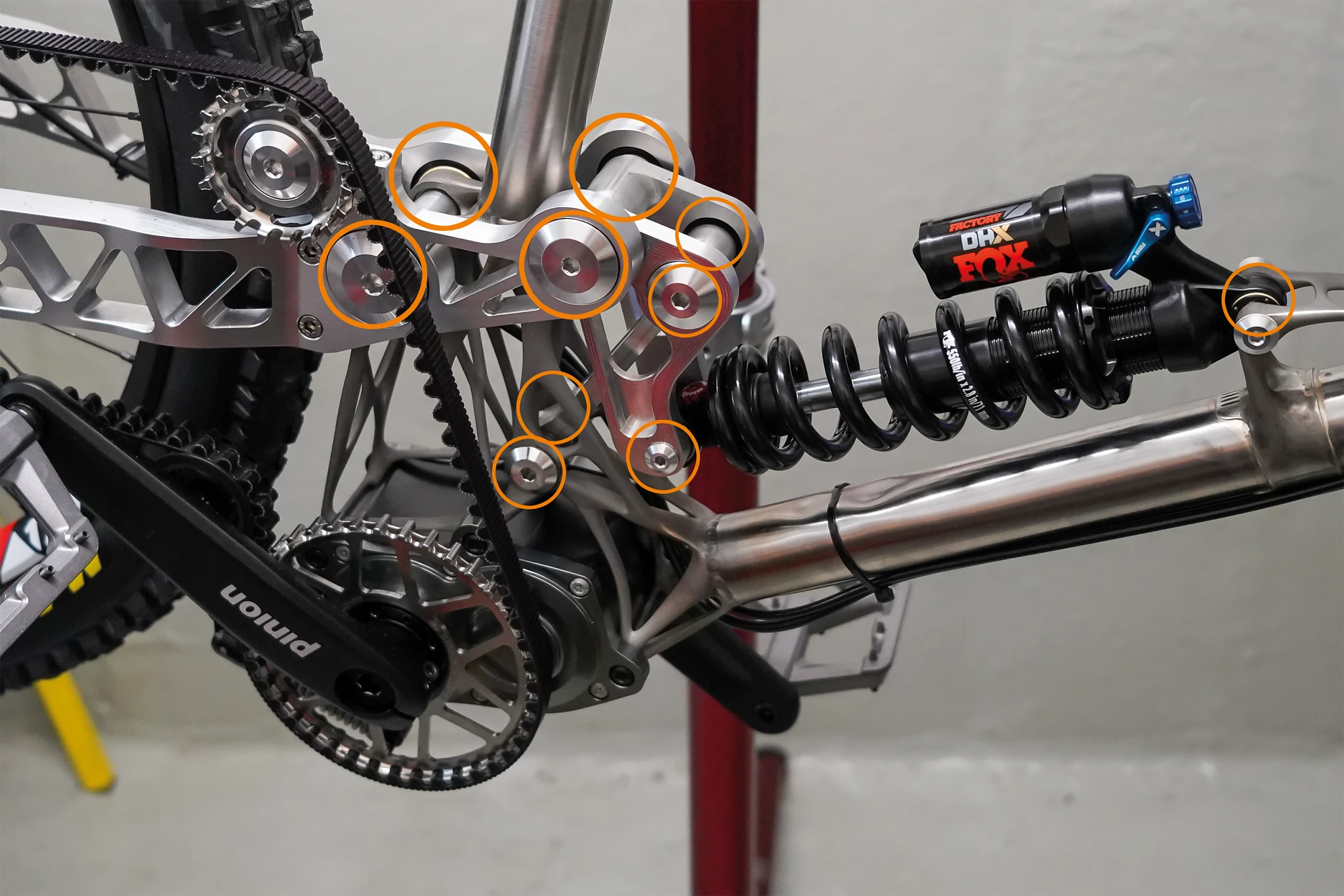 Bearing points in the MTB