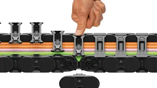 E4Q – cadena portacables de apertura fácil