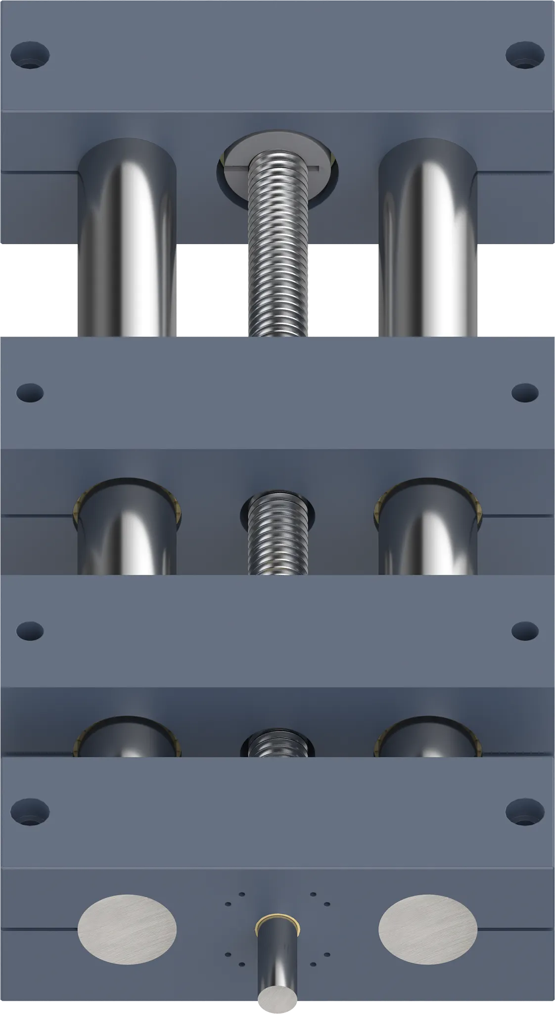 Linear table with lead screw drive for high loads