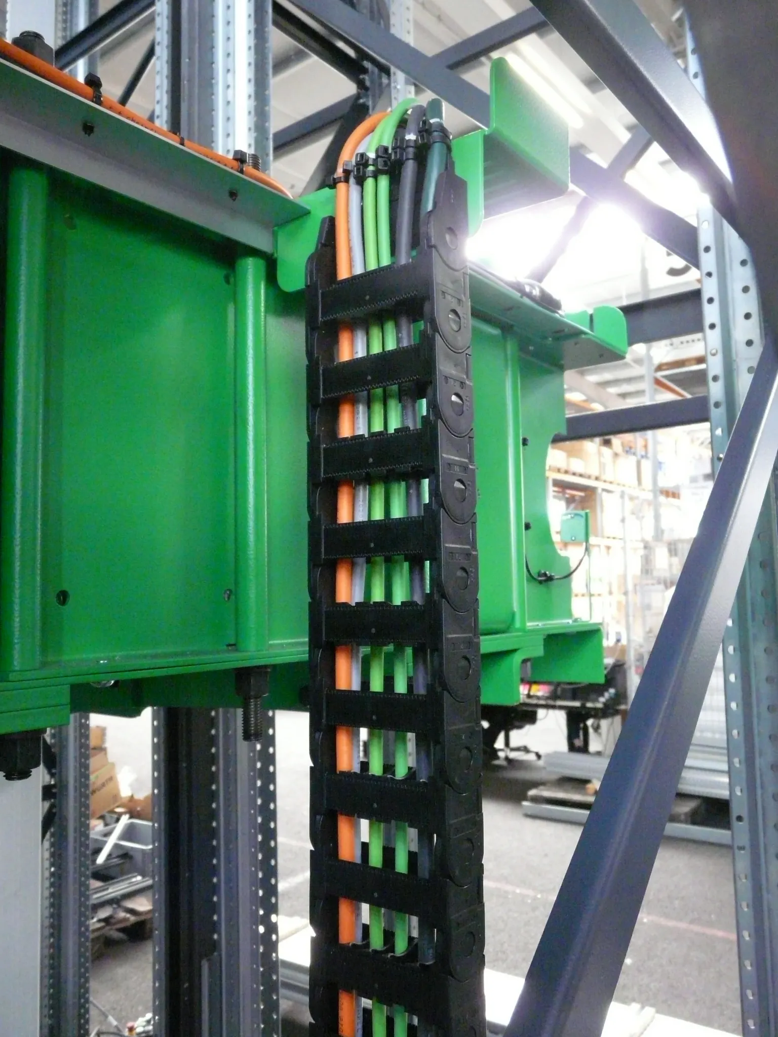 Leitungsführung im Heber