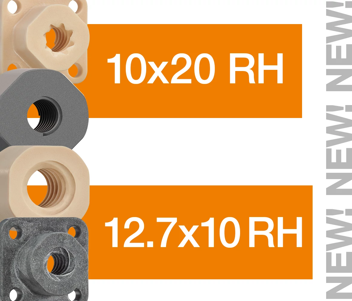 Nuevos tamaños de tuerca