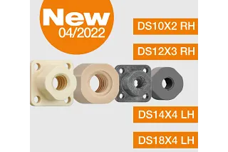 Tuercas de tornillo de plomo moldeadas por inyección