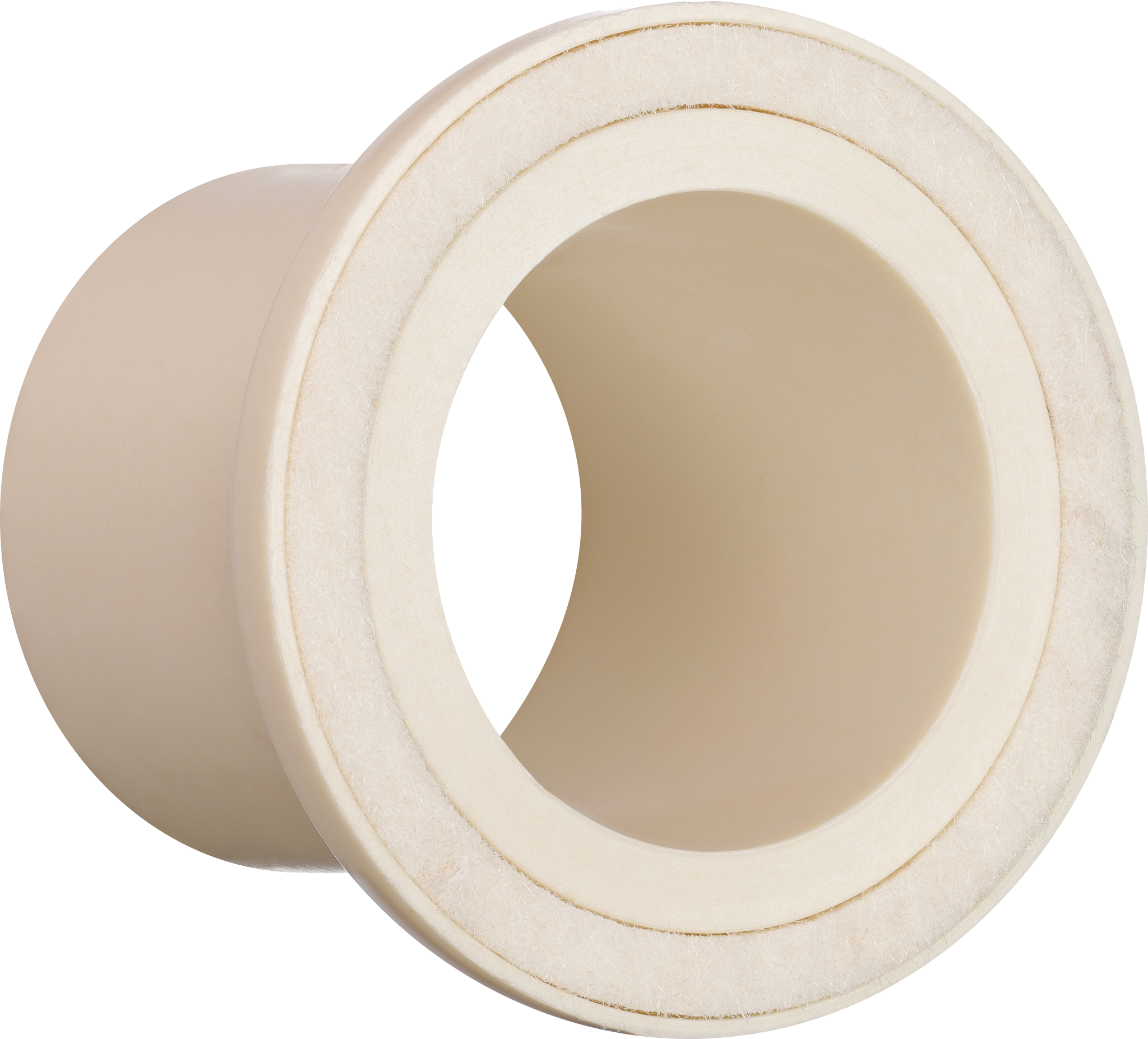 iglidur® P210 SG03, flanged bearing and felt seal, mm