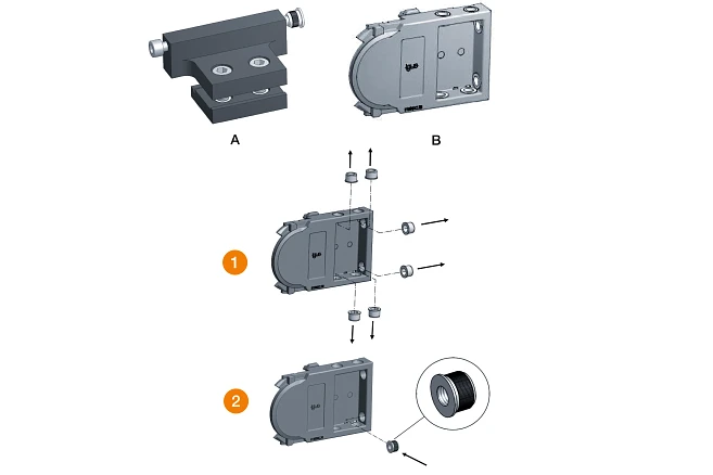 igus® fixed end module