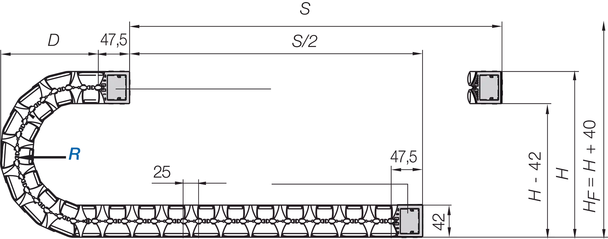 E61.35.030.055.0 technical drawing