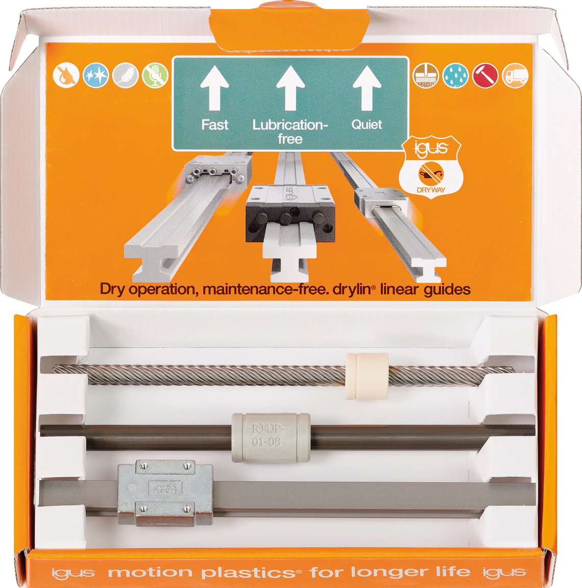 Overview of drylin® linear technology samples