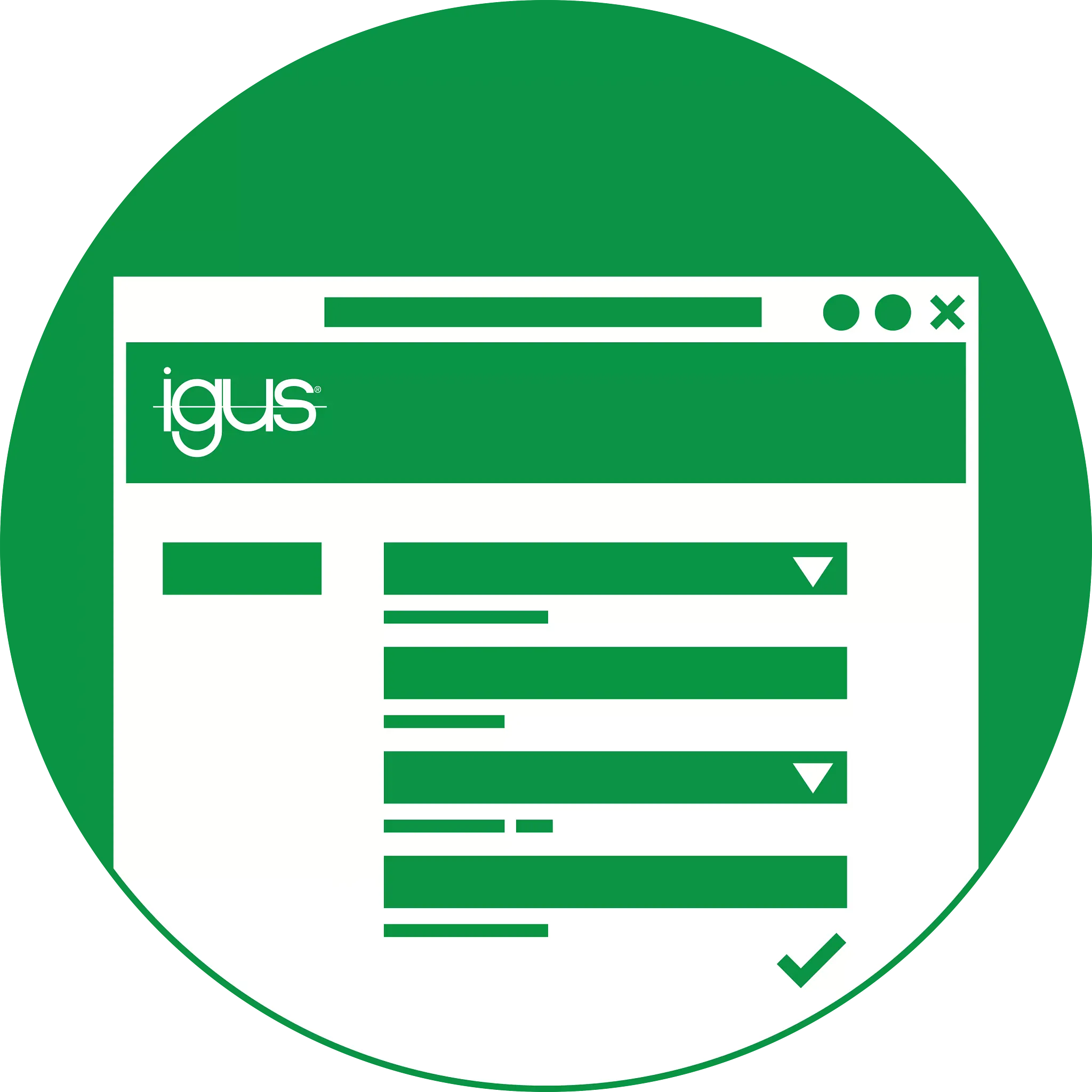 Rücksendung bei igus und chainge anmelden
