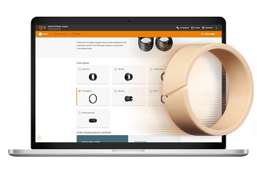 Guide rings with predictable service life