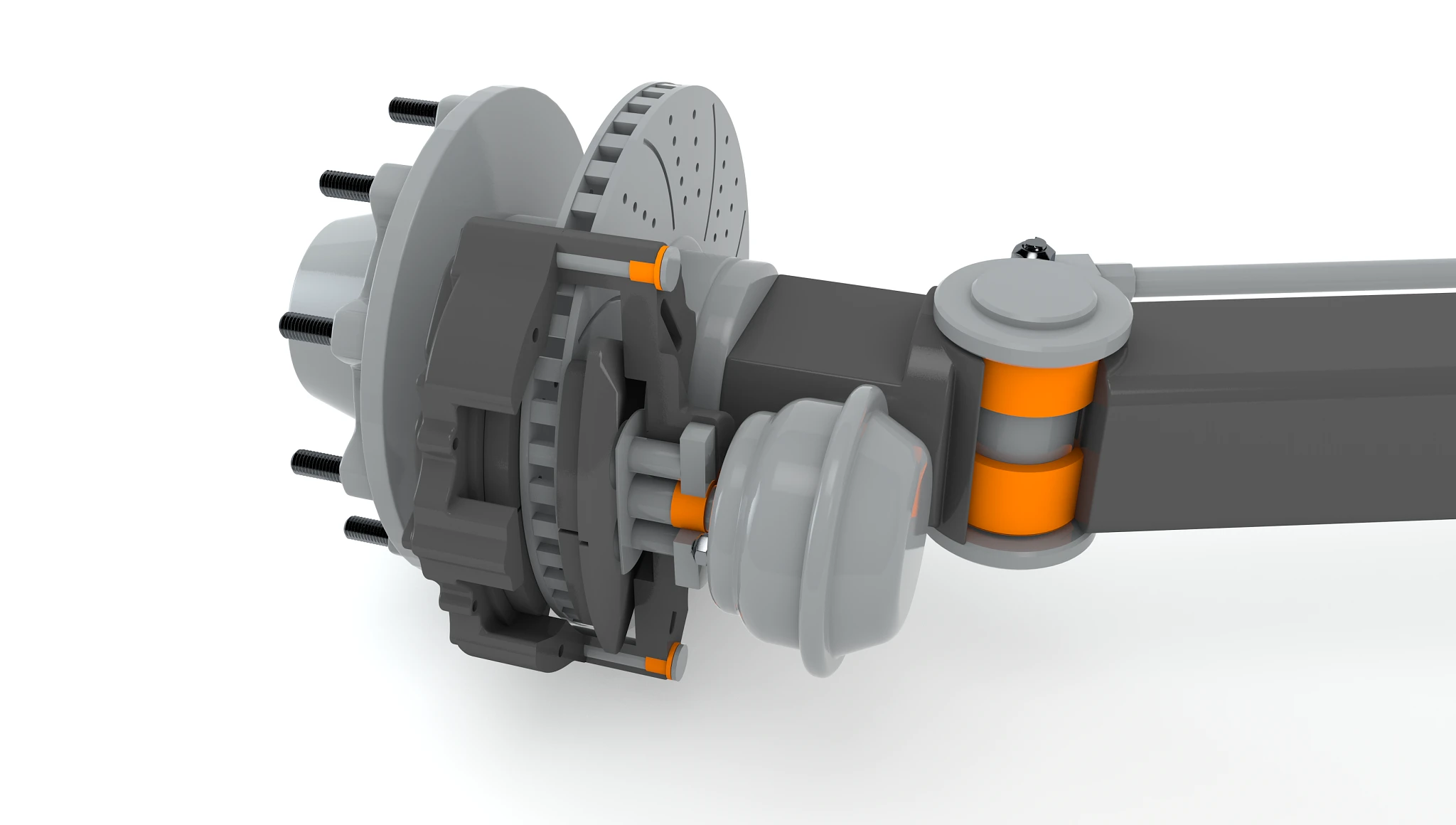 Axa față a camionului