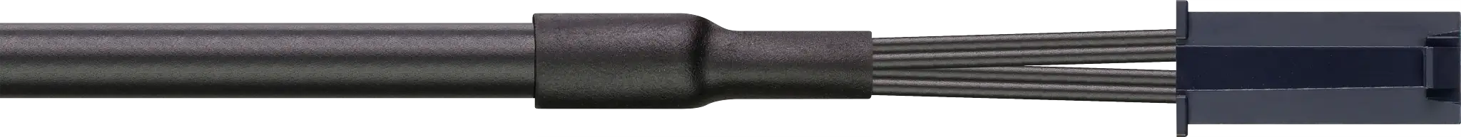 1. Pressure-extruded PVC mixture 2. Mechanically high-quality PVC mixture 3. Stranded wire made of bare copper wires 4. Plastic yarn