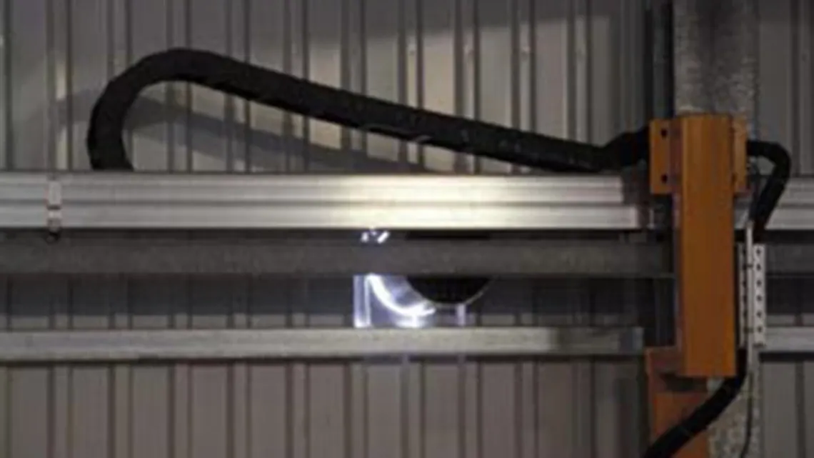 Cadena de energía en una grúa