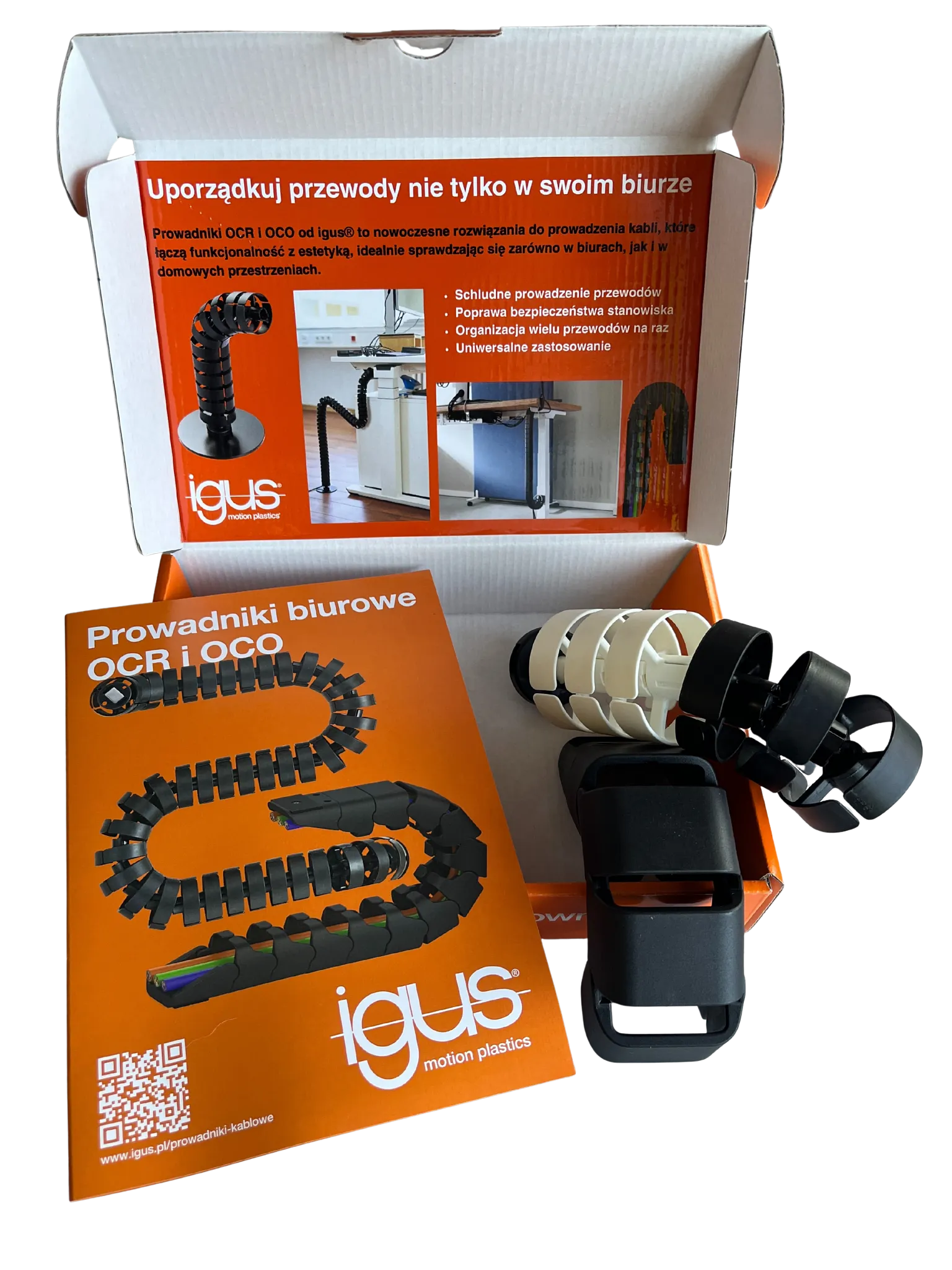 Pudełko próbkowe e-prowadniki OCR i OCO