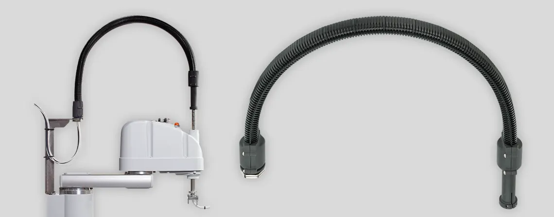 Gestión de cables del robot Scara
