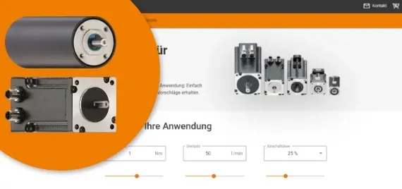 Konfigurator til elektriske motorer