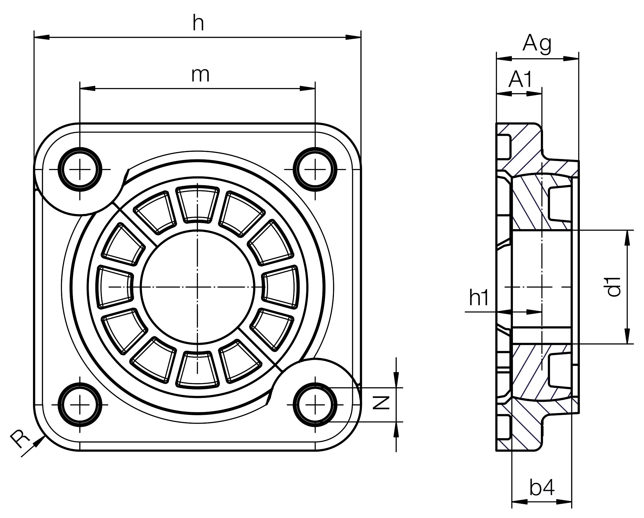 F208-40-KS-J3-SP-TP technical drawing