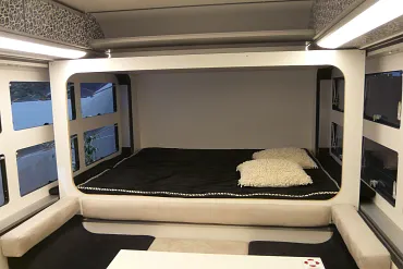 Ross Design camper's inside
