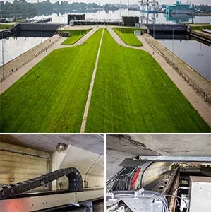 Cerradura marítima, Wilhelmshaven, Alemania