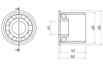 BB-6204EC44.5-B180-10-GL technical drawing