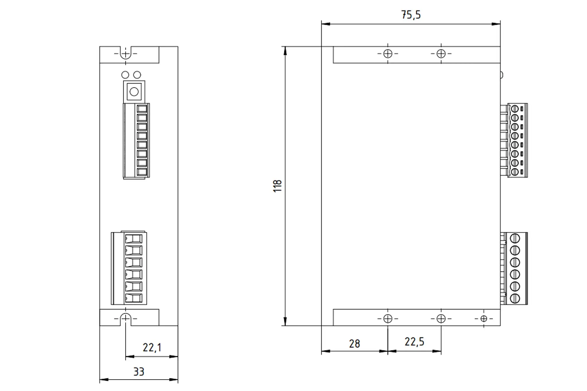 D9 technical drawing