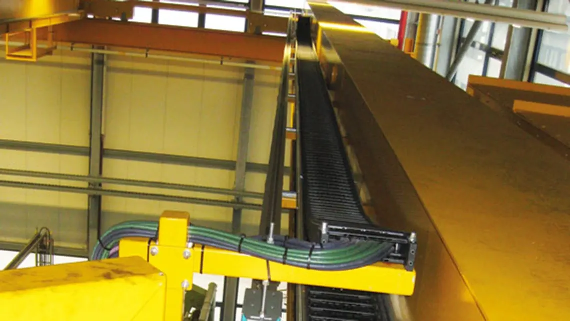 โซ่พลังงานในเครนในร่ม