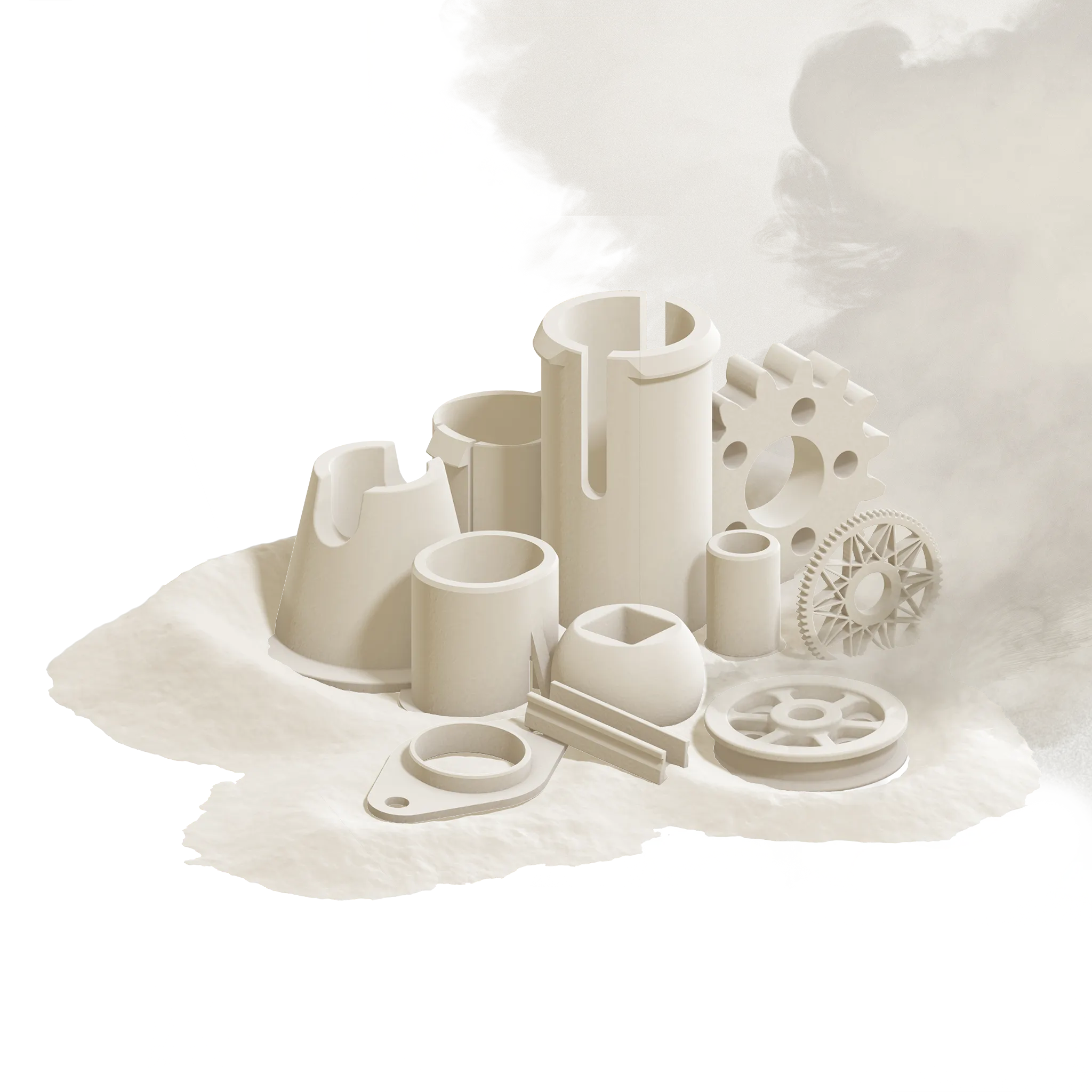 Componenti su misura in polimero