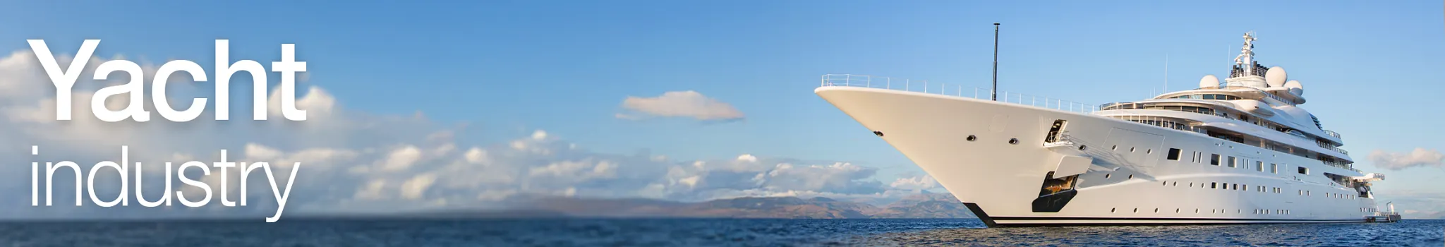 Yacht industry banner