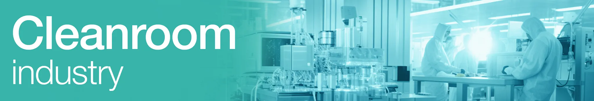 Person in a cleanroom