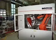 porte-câble sur le robot