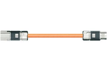 readycable® cable de servo híbrido compatible con Siemens 6FX_002-8QE11, cable alargador, PUR 10xd