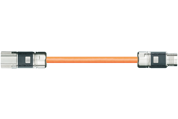 readycable® cable de servo híbrido compatible con Siemens 6FX_002-8QE21, cable alargador, PUR 10xd