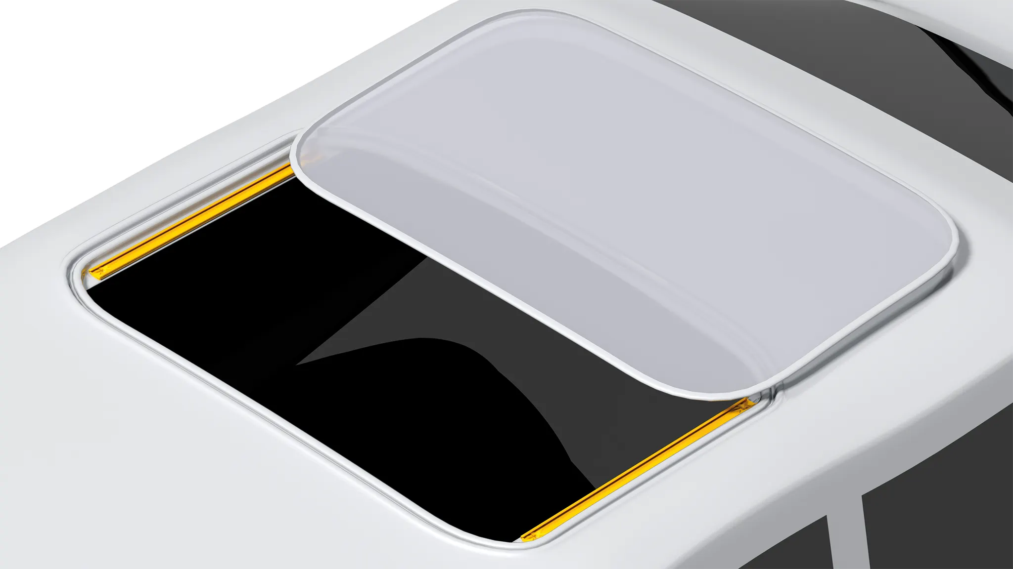 drylin linear guides in the sliding roof