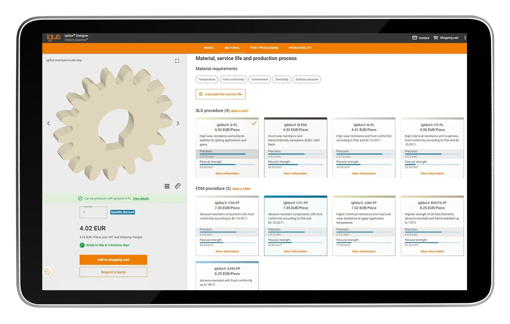 Online 3D printservice