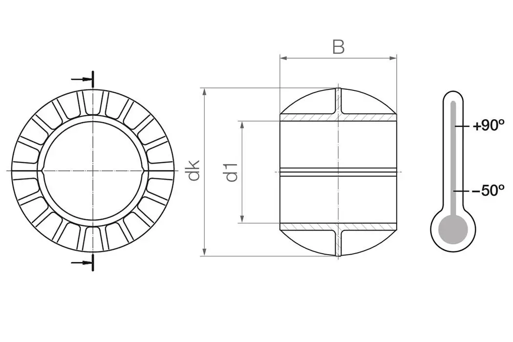 JKM-GT40 technical drawing