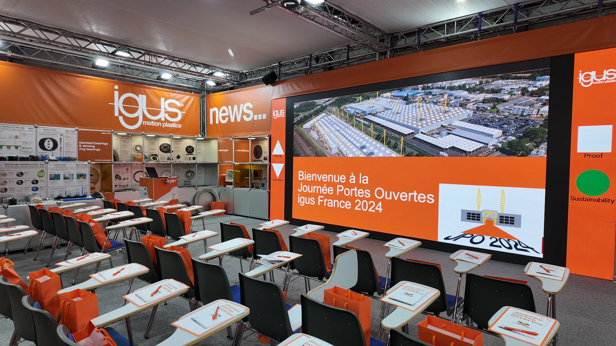 Salle de présentation journée portes ouvertes