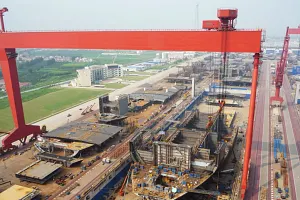 Guindastes de estaleiro naval