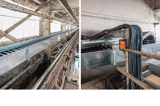 Condition monitoring system in a waste crane