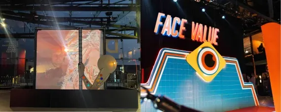 custom flat gantry in art project