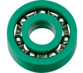 Ball bearings made of regranulate