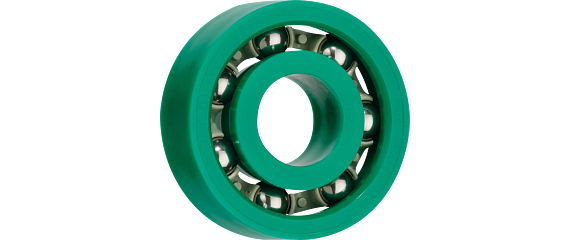 Ball bearings made of regranulate