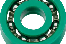 Ball bearings made of regranulate