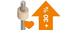 Corrosion-free injection moulded thread