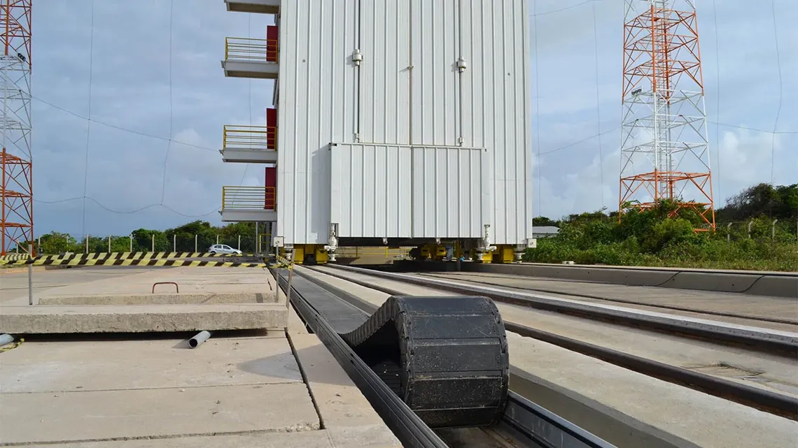 Rampe de lancement de fusées