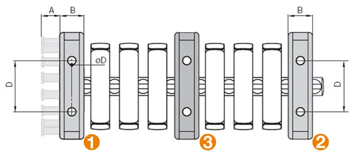 montážní držák světla triflex R