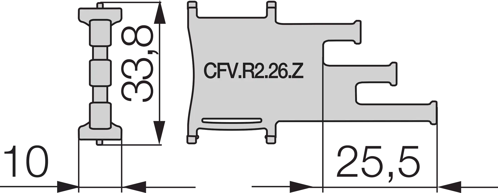 CFV.R2.26.Z technical drawing