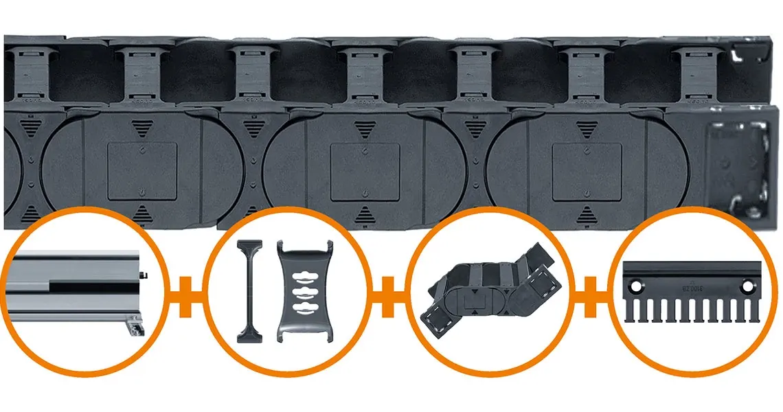 Complete set voor lange rijwegen
