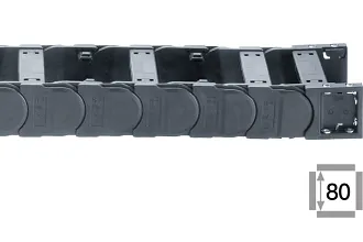 cable carriers side mounted